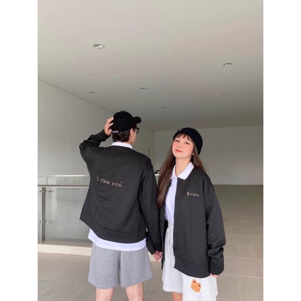 Áo Khoác Cardigan LIKE YOU nỉ bông - Nam nữ unisex/Áo khoác nỉ Ulzzang ❤️ Jaystoree | BigBuy360 - bigbuy360.vn