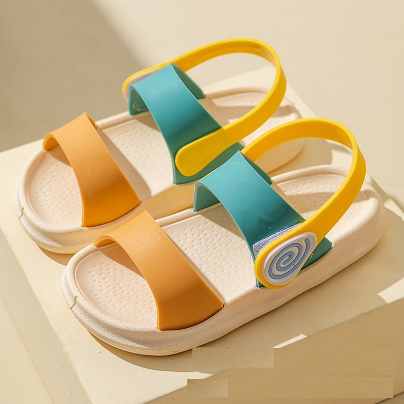 Dép quai hậu bé trai bé gái nhiều màu, nhiều họa tiết Hoa Quả đáng yêu, dép siêu nhẹ chống trơn trượt - TD27