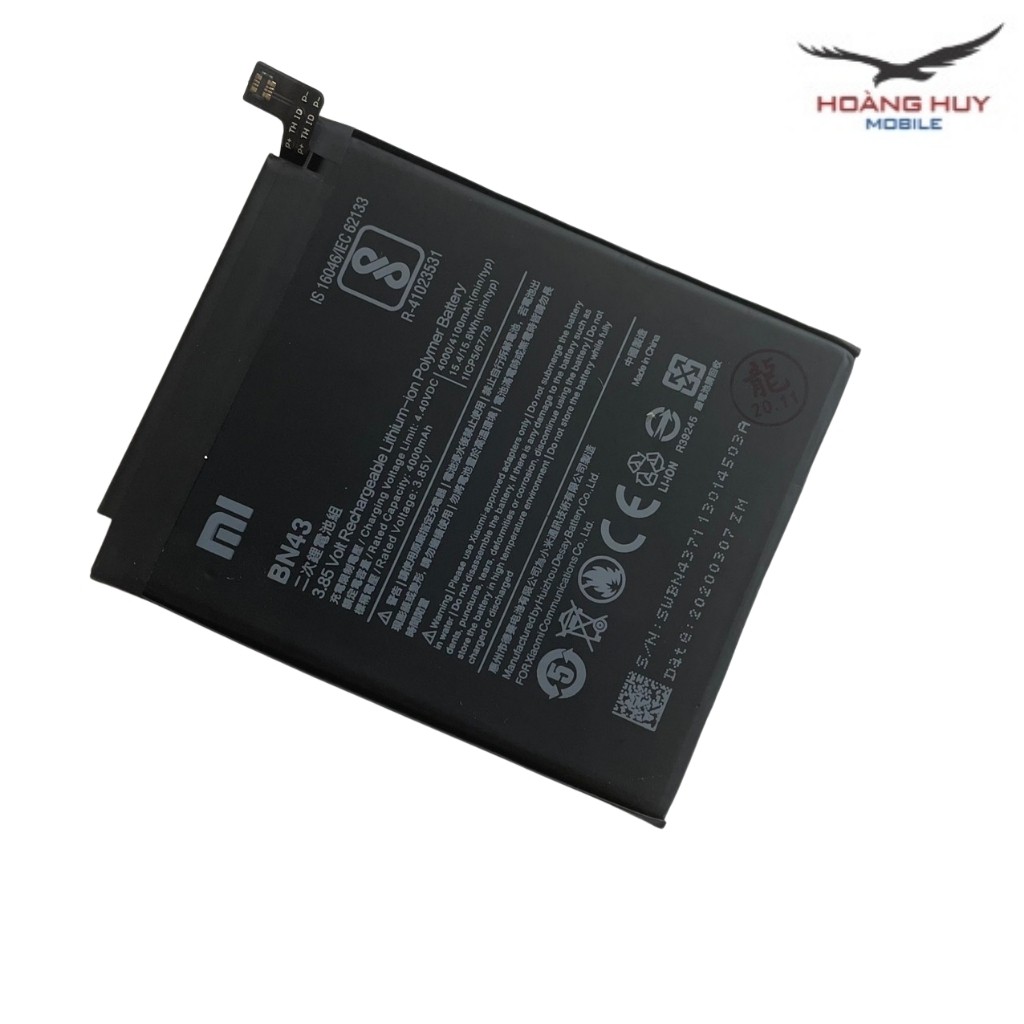 Pin Xiaomi Redmi Note 4X BN43 Dung Lượng 4100mAh Hàng Zin Nhập Khẩu Bảo Hành 6 Tháng 1 Đổi 1