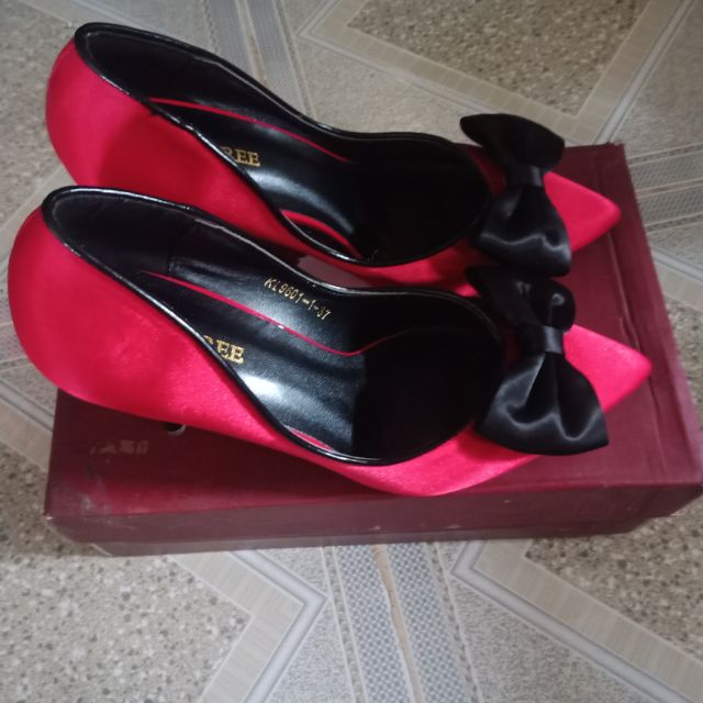 Giày cao gót đỏ Bigtree