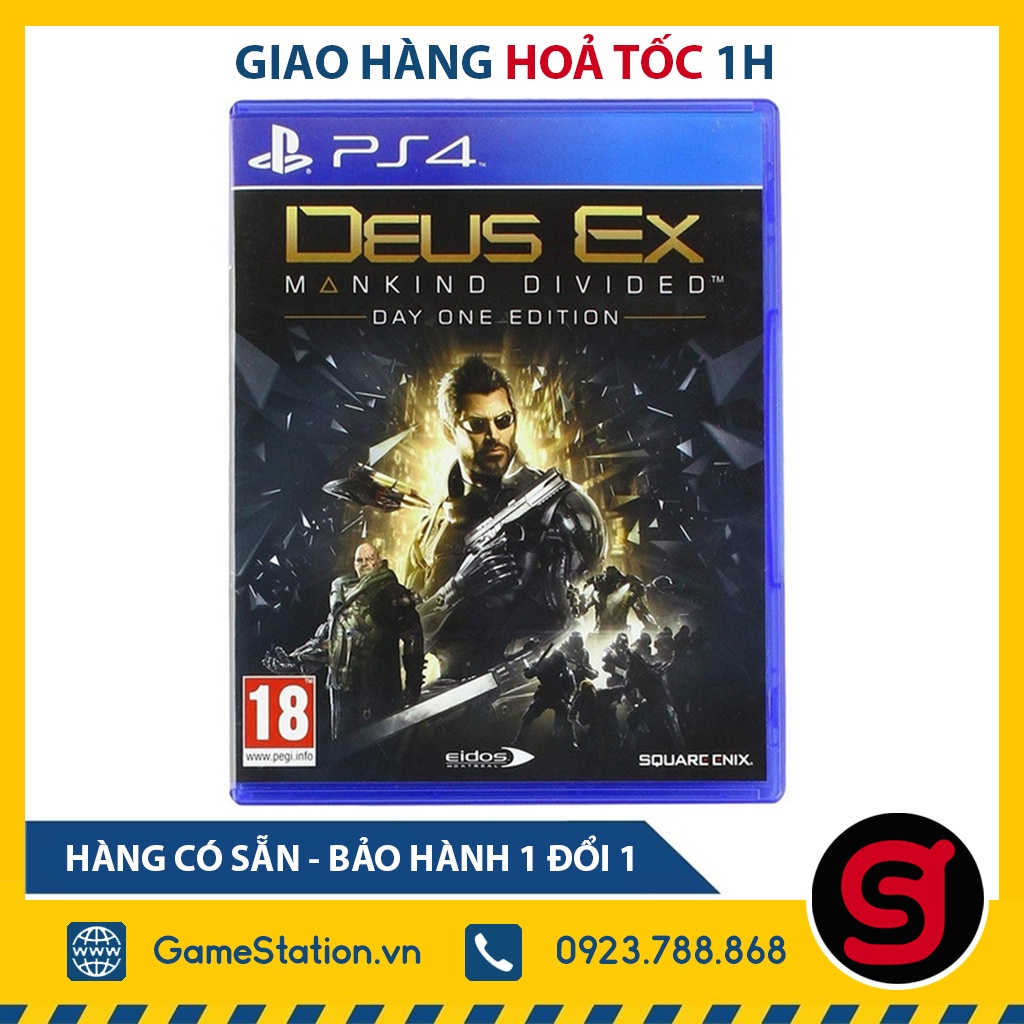 Đĩa Game PS4: Deus Ex Mankind Divided