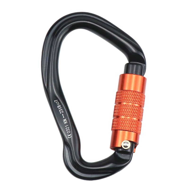 Móc Khóa Carabiner Hình Chữ D Dùng Cắm Trại Ngoài Trời