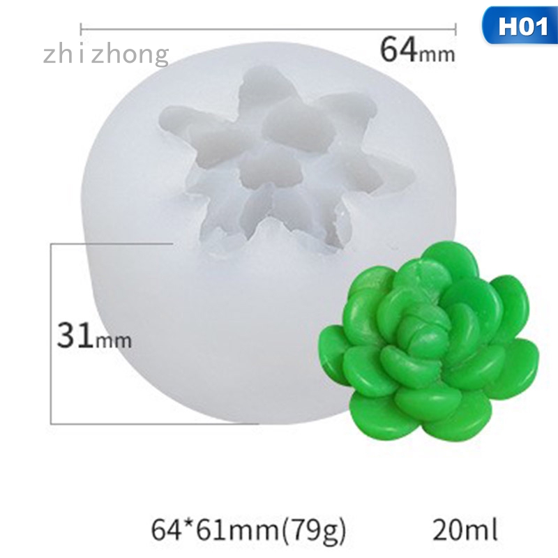 Khuôn Silicone Làm Bánh / Xà Phòng Hình Cây Xương Rồng