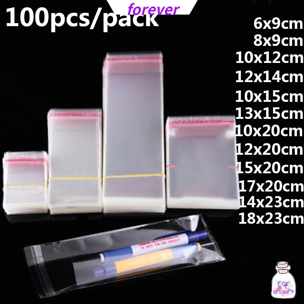 Set 100 Túi Bóng Kính Trong Suốt Đựng Bánh Kẹo | BigBuy360 - bigbuy360.vn