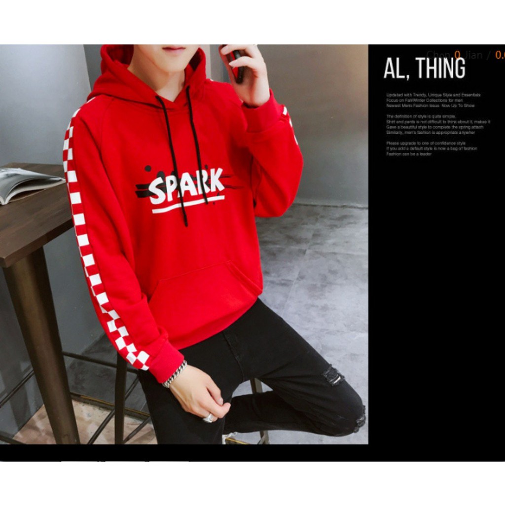 Áo hoddie nam nữ nỉ ngoại cao cấp SPARK | BigBuy360 - bigbuy360.vn