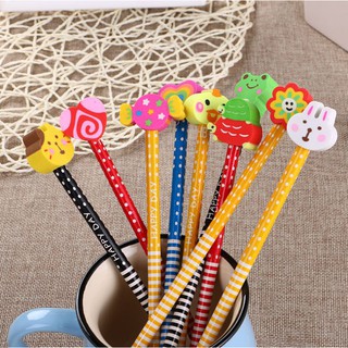 Bút chì kèm gôm cute H37