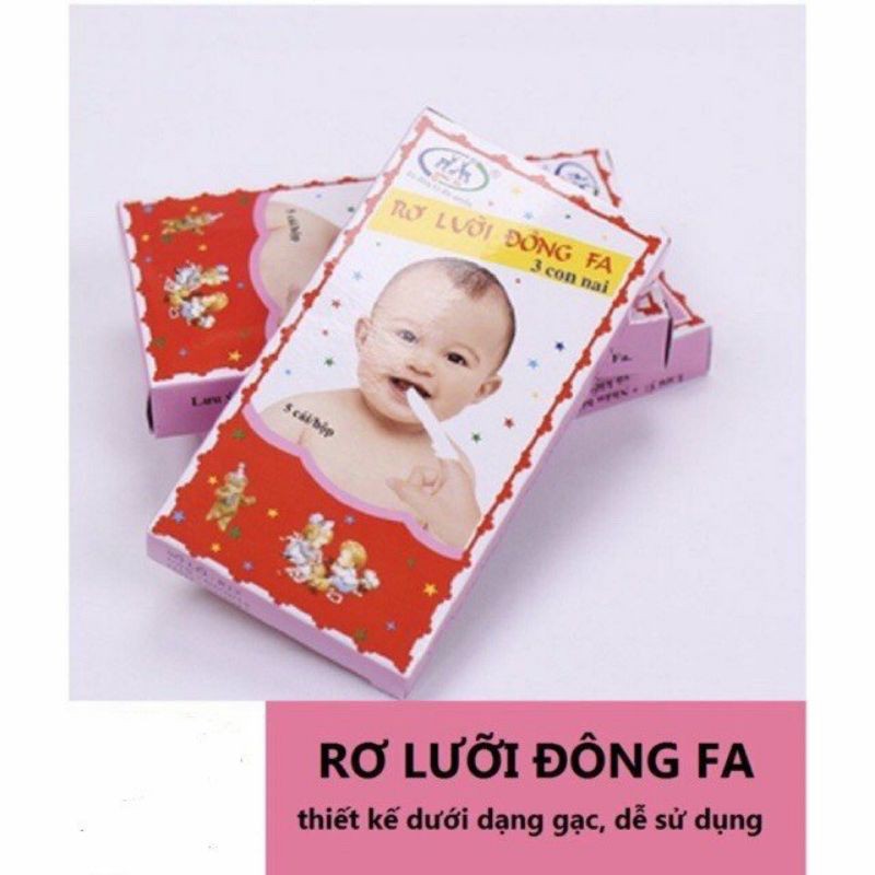 Set 10 hộp rơ lưỡi đông pha  dành cho bé