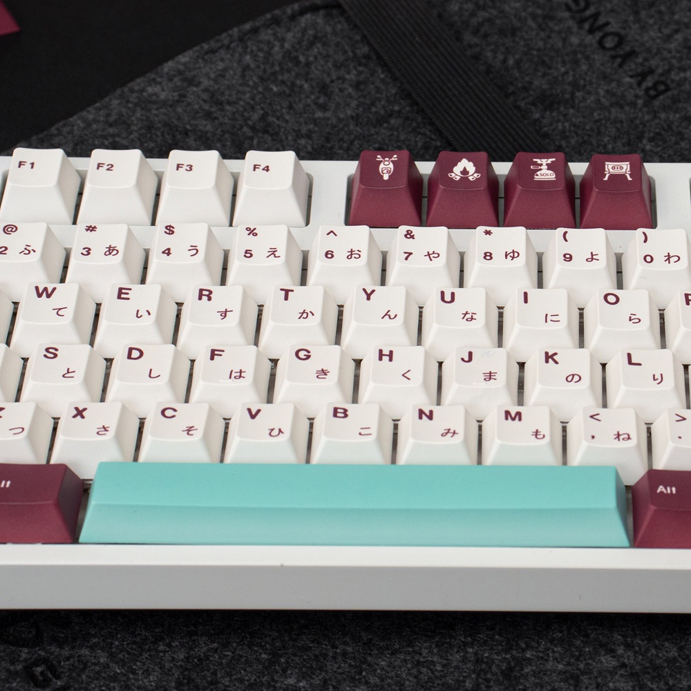 Bàn Phím Cơ GMK Yuru 136 Phím PBT Phong Cách Nhật Bản