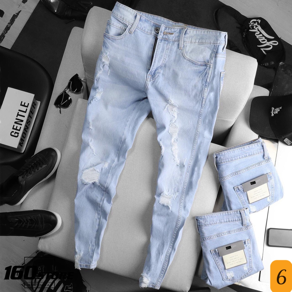 Quần Jean Nam Chất Bò Cao Cấp ARI08 From Chuẩn Chất Đẹp | BigBuy360 - bigbuy360.vn