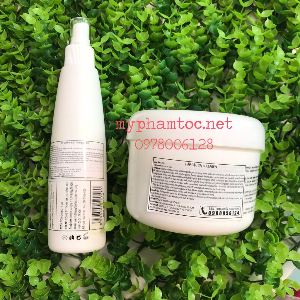 [Kendali-chính hãng] COMBO KEM Ủ TÓC VÀ SỮA DƯỠNG TÓC COLLAGEN KENDALI (KEM Ủ 500ML+ SỮA DƯỠNG 250ML)