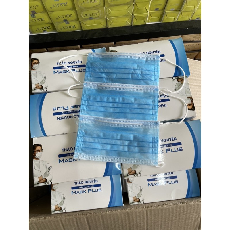 Khâu trang y tế 4 lớp hàng cty