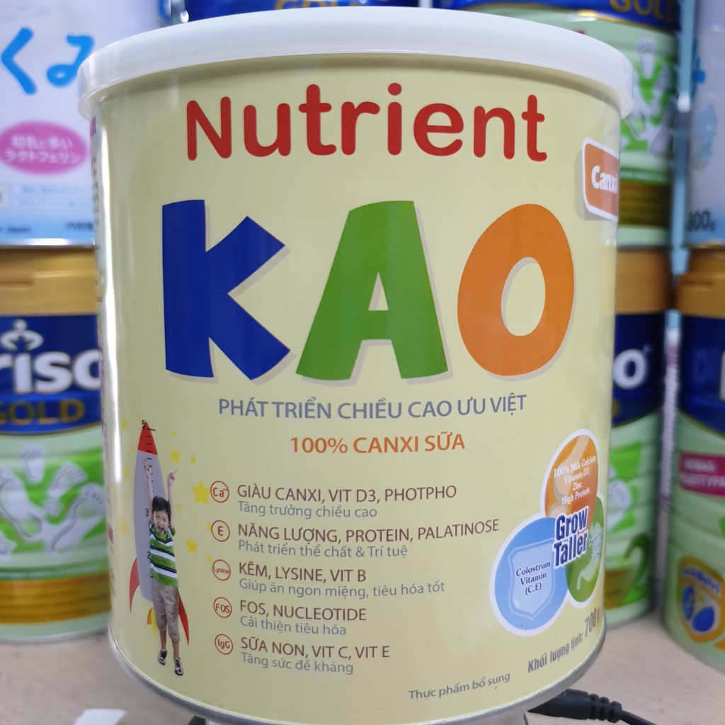 Sữa bột Nutrient KAO 700g Date T4.2023