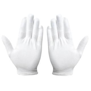 [Hàng mới về] Đôi găng tay cotton trắng 8 " đảm bảo an toàn lao động