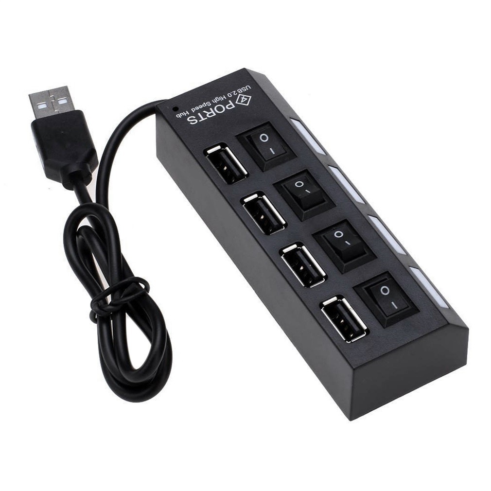 Ổ Cắm USB 4 Cổng Có Công Tắc