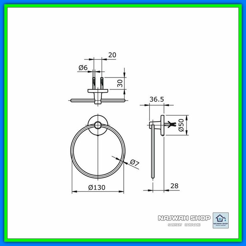 Toto Móc Treo Khăn Tắm Ts115sb