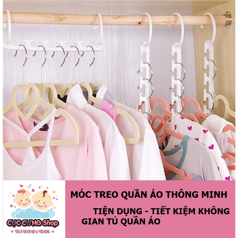 MÓC TREO QUẦN ÁO THÔNG MINH - TIẾT KIỆM KHÔNG GIAN TỦ ĐỒ