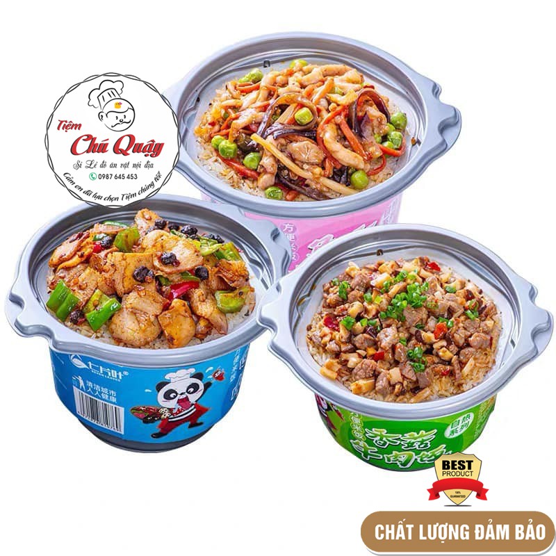 CƠM TỰ SÔI Gấu Trúc - Hộp 280gr - Đồ ăn vặt nội địa [Tiệm Chú Quậy] | BigBuy360 - bigbuy360.vn