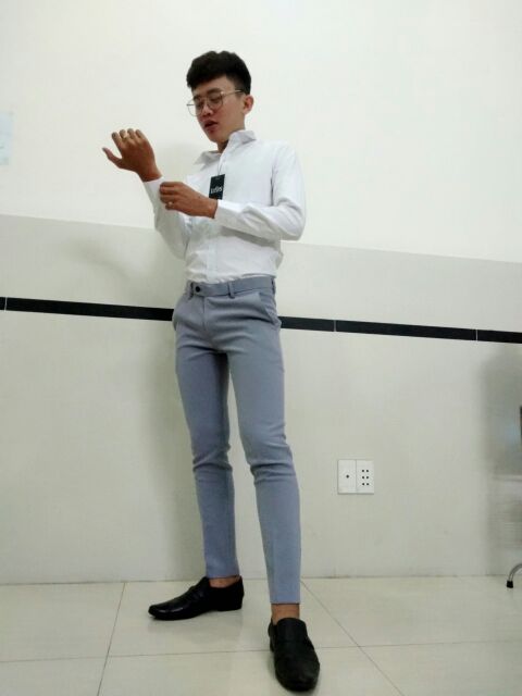 QUẦN ÂU NAM CAO CẤP MÀU GHI SÁNG 2018-MA40 | BigBuy360 - bigbuy360.vn