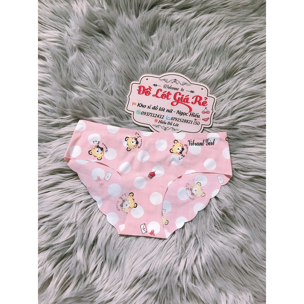 Combo 3 quần su viền sóng vibrant gril họa tiết xinh xắn - INBOX SHOP LỰA MẪU