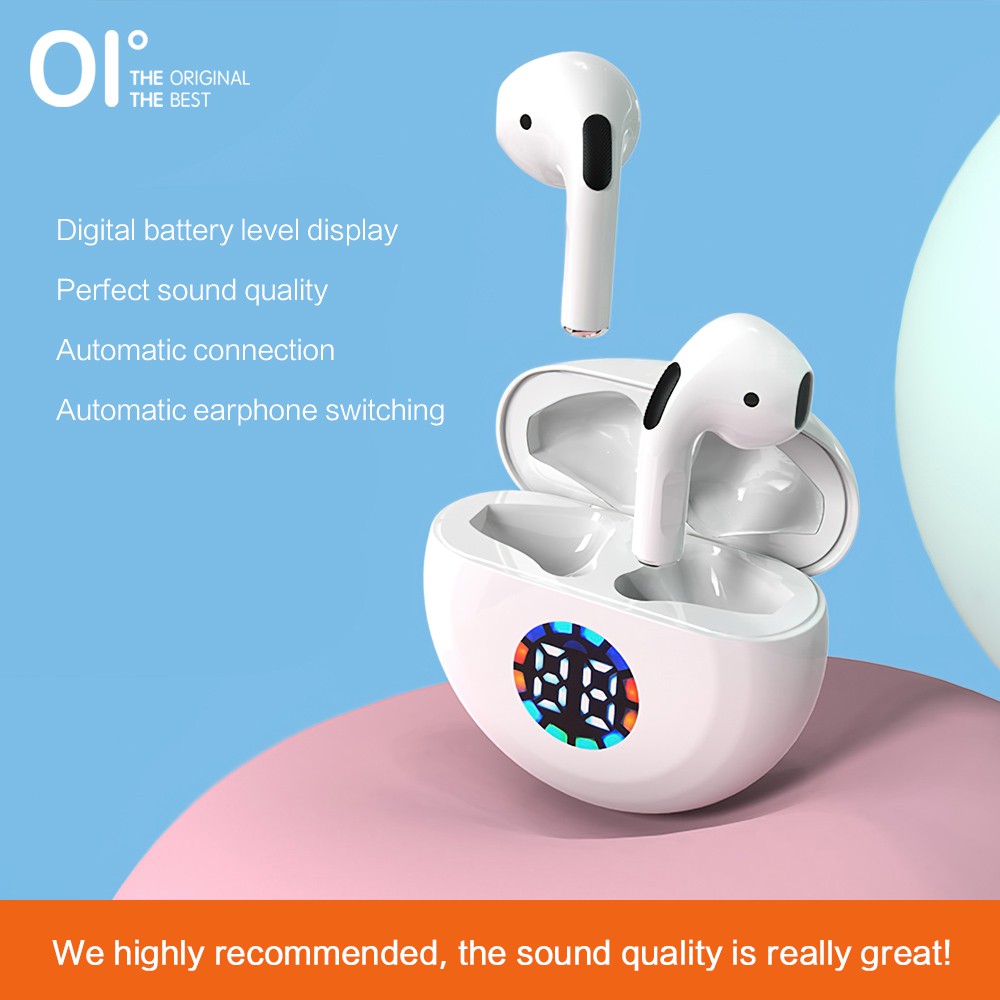 Tai nghe không dây OI Pro 8 Bluetooth 5.1 âm thanh trung thực thời gian chờ 240 giờ