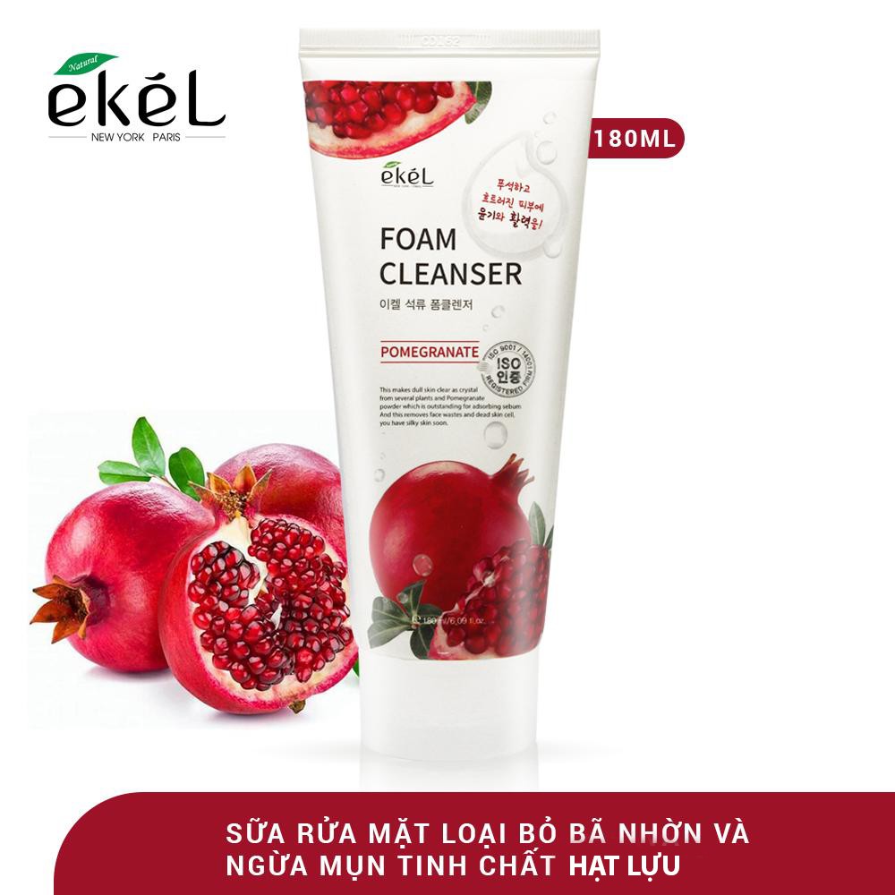 Sữa rửa mặt Ekel Hàn Quốc Chính Hãng 180ml làm sạch sâu ngăn ngừa mụn và loại bỏ bã nhờn | BigBuy360 - bigbuy360.vn
