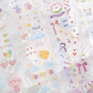 [XẢ KHO CỰC RẺ] Sticker Dài Tự Cắt Dễ Thương Trang Trí toploader