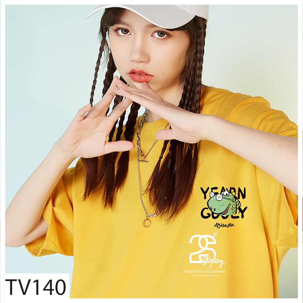 Áo Thun Tay Lỡ 2s Clothing Áo Phông Unisex Nam Nữ Cotton Oversize Form Rộng Giá Rẻ In Hình Khủng Long Siêu Cute TV140 | BigBuy360 - bigbuy360.vn