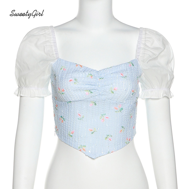 Áo Thun Ngắn Tay Cổ Vuông Hở Rốn Thời Trang Quyến Rũ Dành Cho Nữ 2022