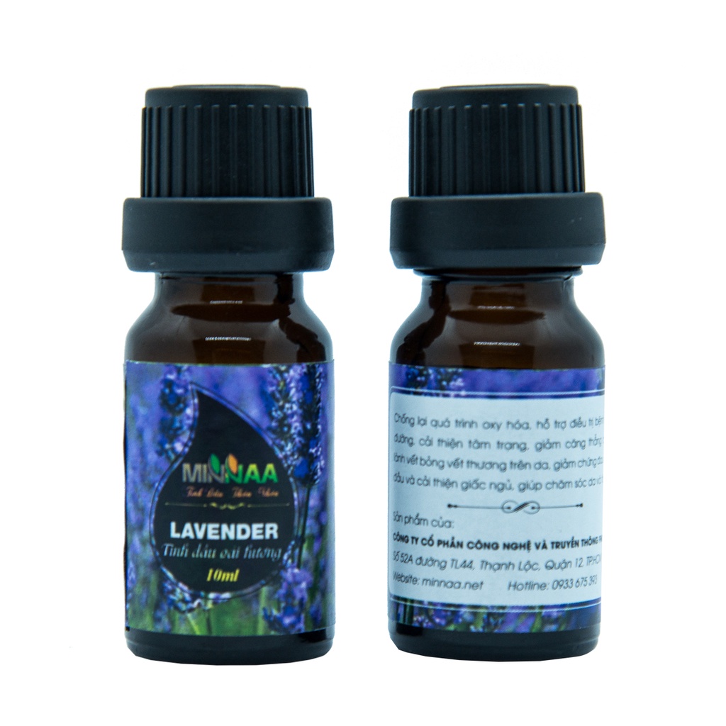 Tinh dầu hoa oải hương Minnaa 10ml, Tinh dầu xông phòng oải hương