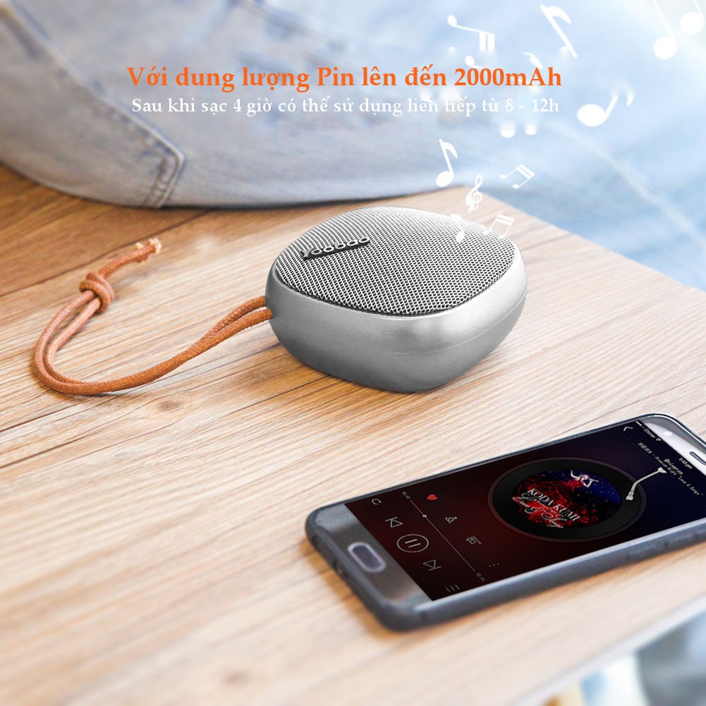 [Mã 2404EL10K giảm 10K đơn 20K] Loa Bluetooth Yoobao Mini-speaker M1 - Hàng chính hãng