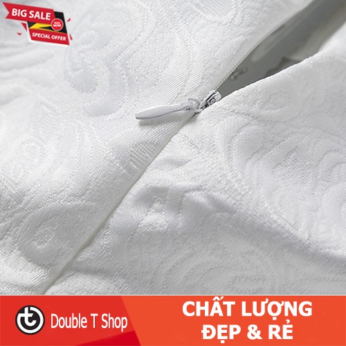 Váy xòe gấm thổ cẩm có tay cao cấp Quảng Châu VG23