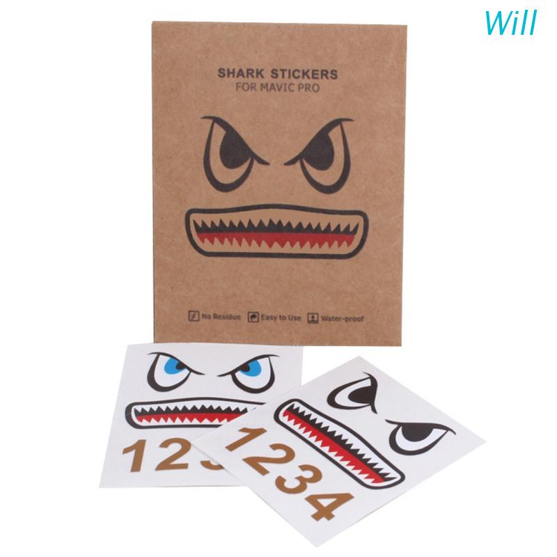 1 Set Sticker Dán Trang Trí Máy Bay Không Người Lái DJI Mavic Mini