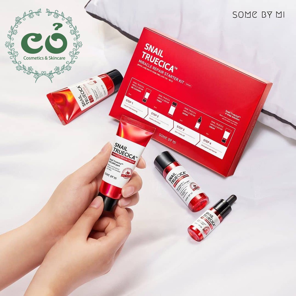 Bộ Dưỡng Da Some By Mi Snail Truecica Miracle Repair Starter Kit