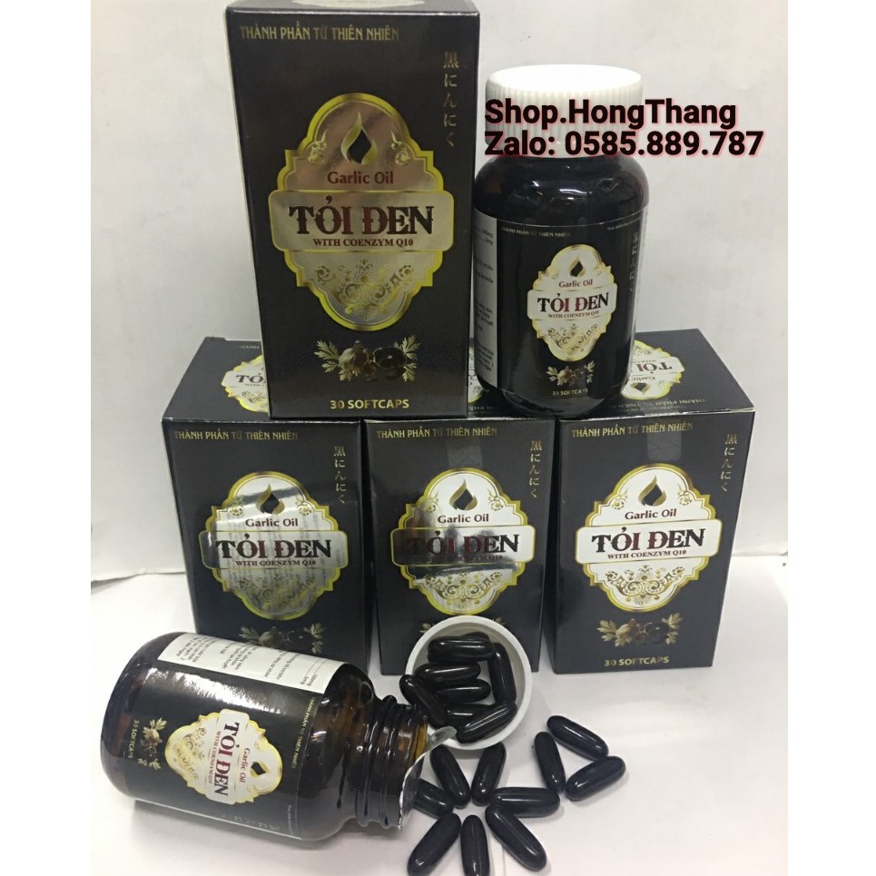 ✅ (CHÍNH HÃNG) Tỏi đen hộp 30 viên