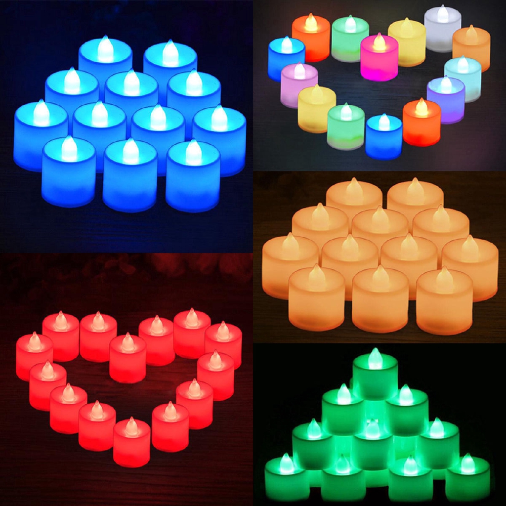 3 Đèn Led Không Khói Trang Trí Tiệc