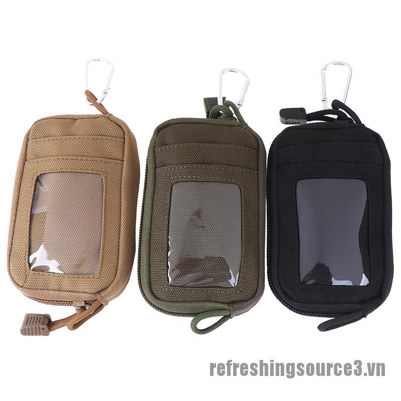 {ref3} 1PC Tactical Wallet Card Bag Waterproof Card Key Holder Waist Bag for Hunting