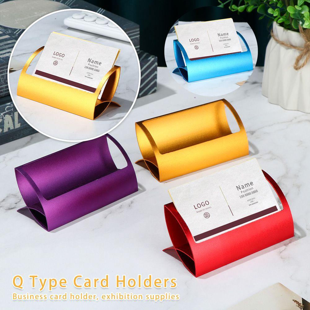 Kẹp Giữ Thẻ Ghi Chú Để Bàn Màu Cầu Vồng Sáng Tạo