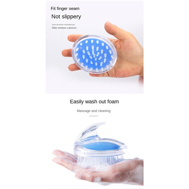 Lược Mát Xa Đầu Bằng Silicone Đặc Biệt