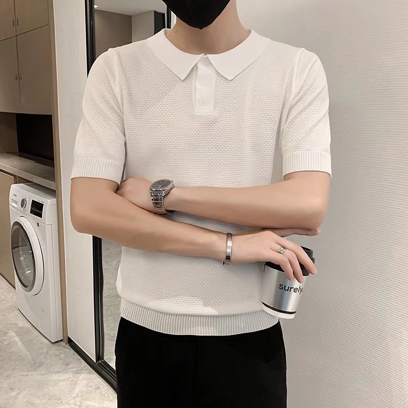 Áo Thun Polo Tay Ngắn Dáng Ôm Phong Cách Hàn Quốc Thời Trang Mùa Hè 2022