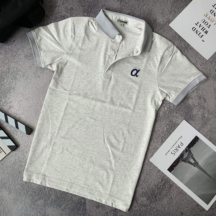 [XẢ KHO] Áo polo nam trơn phối viền tay ngắn ALPHA cao cấp RCP021A - áo thun nam đẹp form rộng Riooshop | BigBuy360 - bigbuy360.vn
