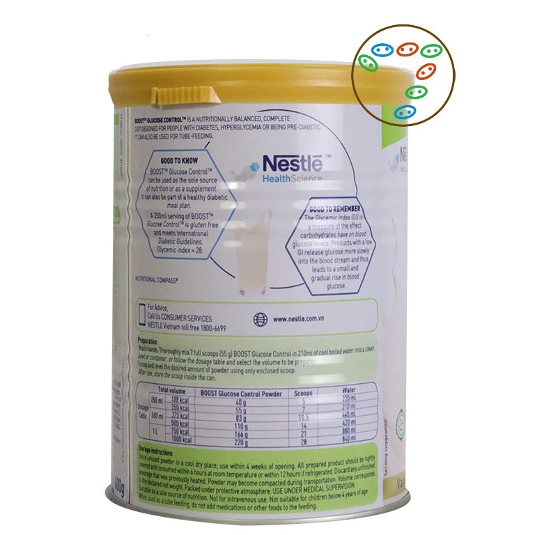 [Date 2024] Sản Phẩm Dinh Dưỡng Boost Glucose Control Cho Người Tiểu Đường (400g)