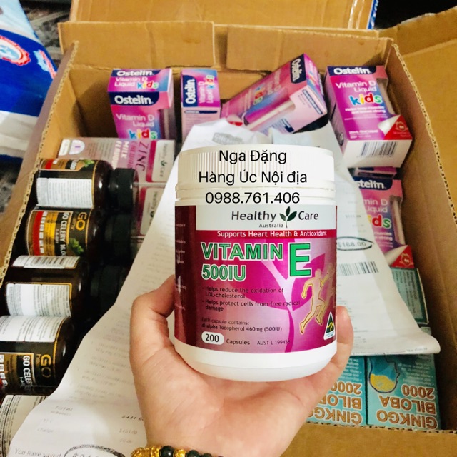 Combo 2 lọ vitamin E 500UI healthycare