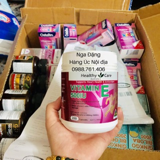 Combo 2 lọ vitamin E 500UI healthycare