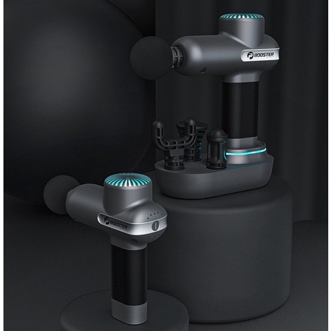 TẶNG TÚI ĐỰNG - BOOSTER LIGHT MINI Máy Massa cầm tay mini Công suất 70W, 4 Đầu 5 Chế Độ Làm Giảm đau cơ, thư giãn