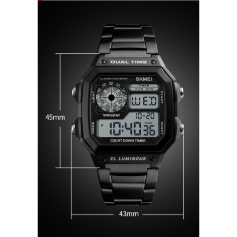 Đồng Hồ Nam SKMEI AE1200 Dây Kim Loại Nam Tính Sang Trọng | BigBuy360 - bigbuy360.vn