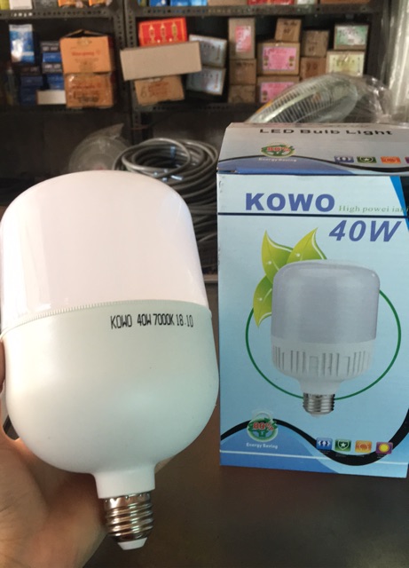 Bóng đèn LED giá rẻ KOWO 10W, 30W, 40W E27