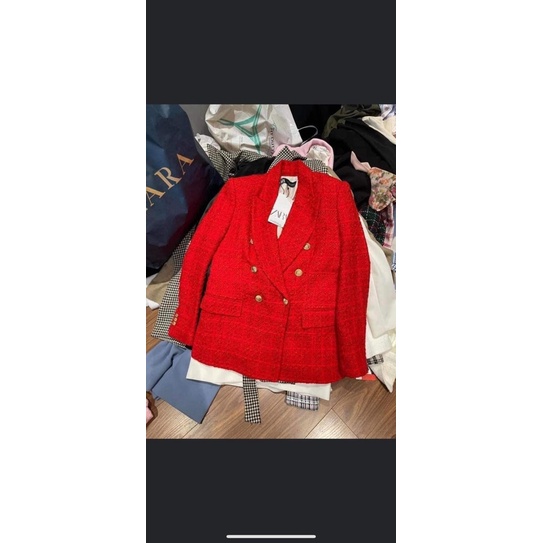 Áo dạ zara auth new tag sz xs