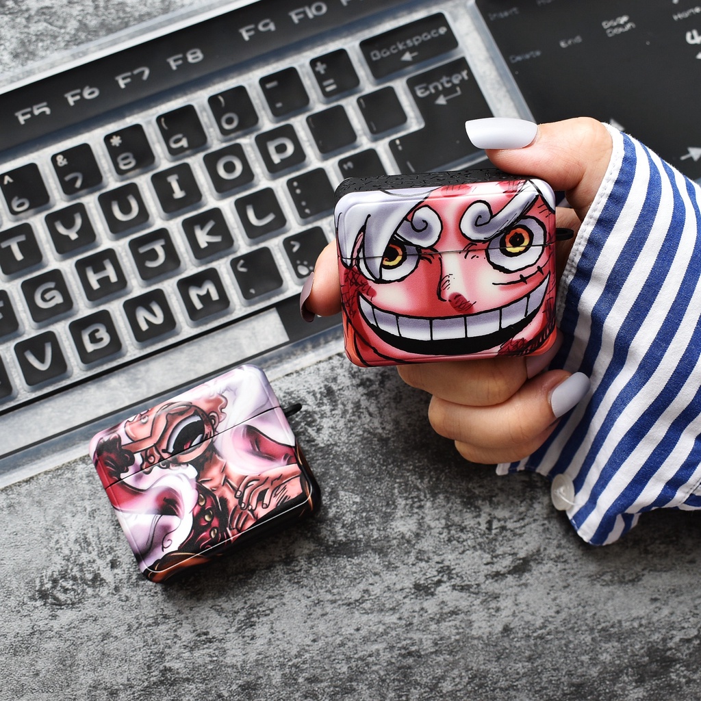 Vỏ Bảo Vệ Hộp Sạc Tai Nghe Bluetooth Airpods 1 2 3 Pro Gen 3 Bằng Tpu Mềm Chống Sốc Chống Rơi Hình Nhân Vật Luffy One Piece