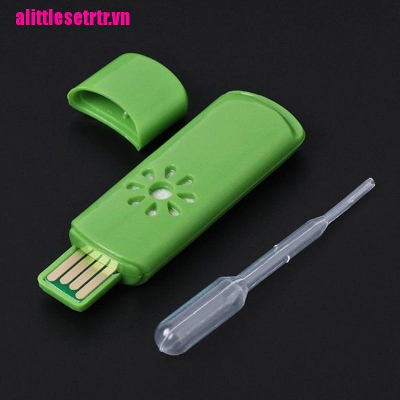 Máy Khuếch Tán Tinh Dầu Mini Cổng Usb Tiện Dụng Cho Xe Hơi