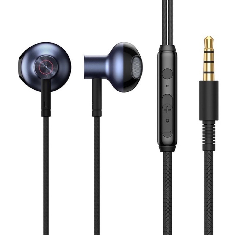 ✔HÀNG CHÍNH HÃNG✔Tai Nghe Nhét Tai Baseus H19 Âm Thanh Nổi 6D Và Mic Cho Điện Thoại Xiaomi samsung Có Dây 3.5mm-Bảo hành